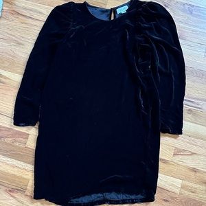 Velvet by Spencer and Graham Aggie silk velvet dress